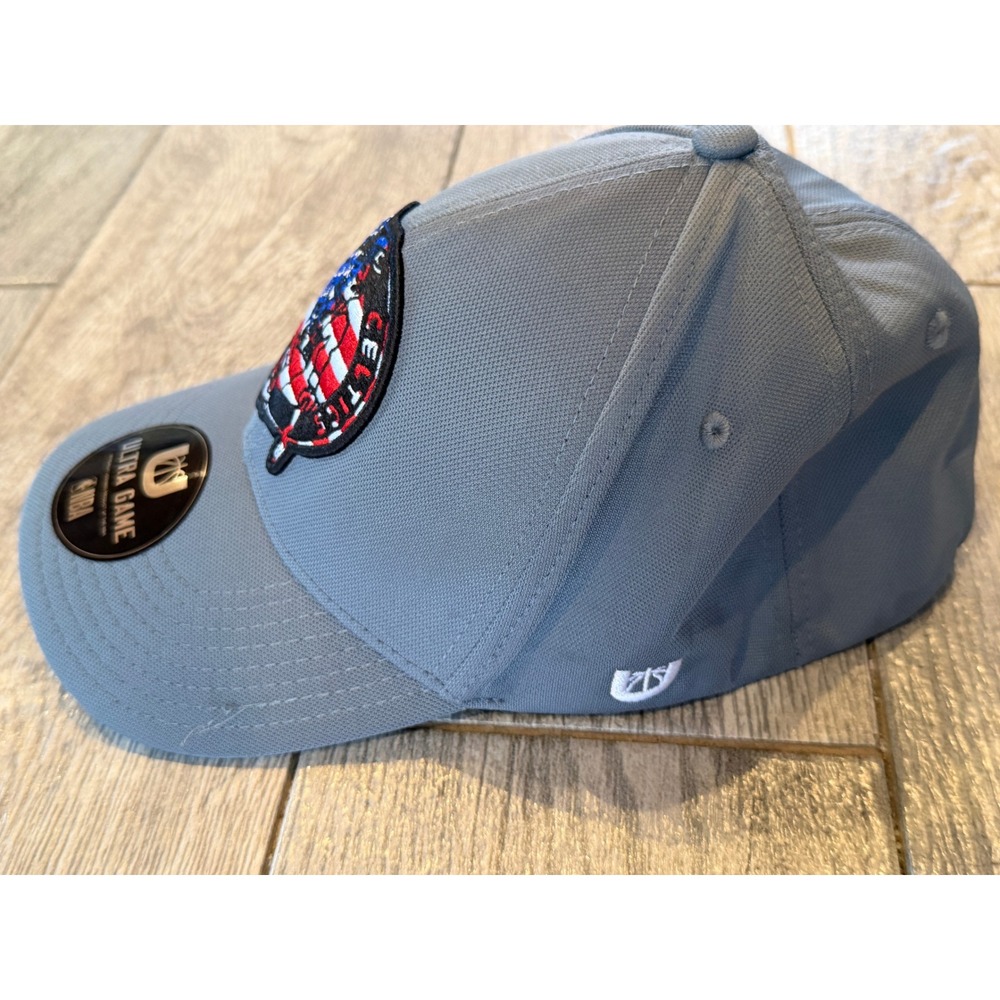 Ultra Game Boston Celtics Hat OSFM USA Patch NBA Mens Baseball Cap Hat Grey NWT